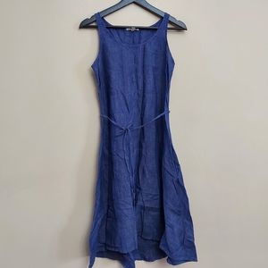 Eileen Fisher linen summer dress  4 Petite